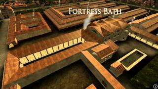 Animation of ancient Roman Fort in Caerleon Wales [upl. by Gonta]