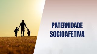 Paternidade socioafetiva [upl. by Breana]