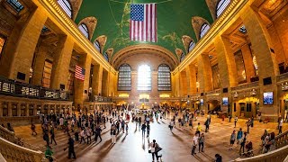 Walking Tour of Grand Central Terminal — New York City 【4K】🇺🇸 [upl. by Auoz]