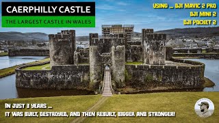 Caerphilly Castle  The Largest in Wales 2nd in Britain [upl. by Eindys]