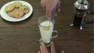 Aerolatte  The Original Steam Free Milk Frother [upl. by Dnalerb]