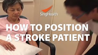 How To Position A Stroke Patient [upl. by Leinoto6]