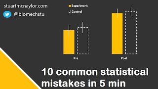 Ten Statistical Mistakes in 5 Min [upl. by Ungley]