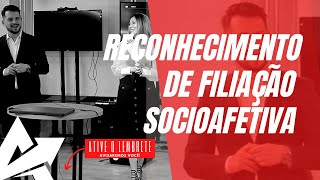 DIREITO DE FAMÍLIA Reconhecimento de filiação socioafetiva [upl. by Aivatnuhs]