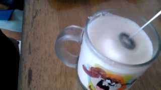 Aerolatte Review Frothing Cold Milk In Under 1 Minute [upl. by Er592]